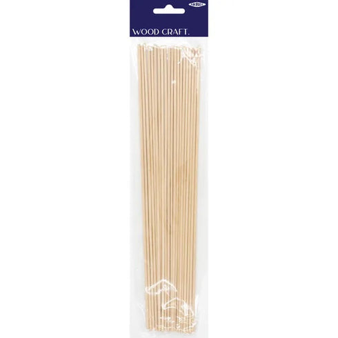 3mm x 300mm Wooden Dowel Rod